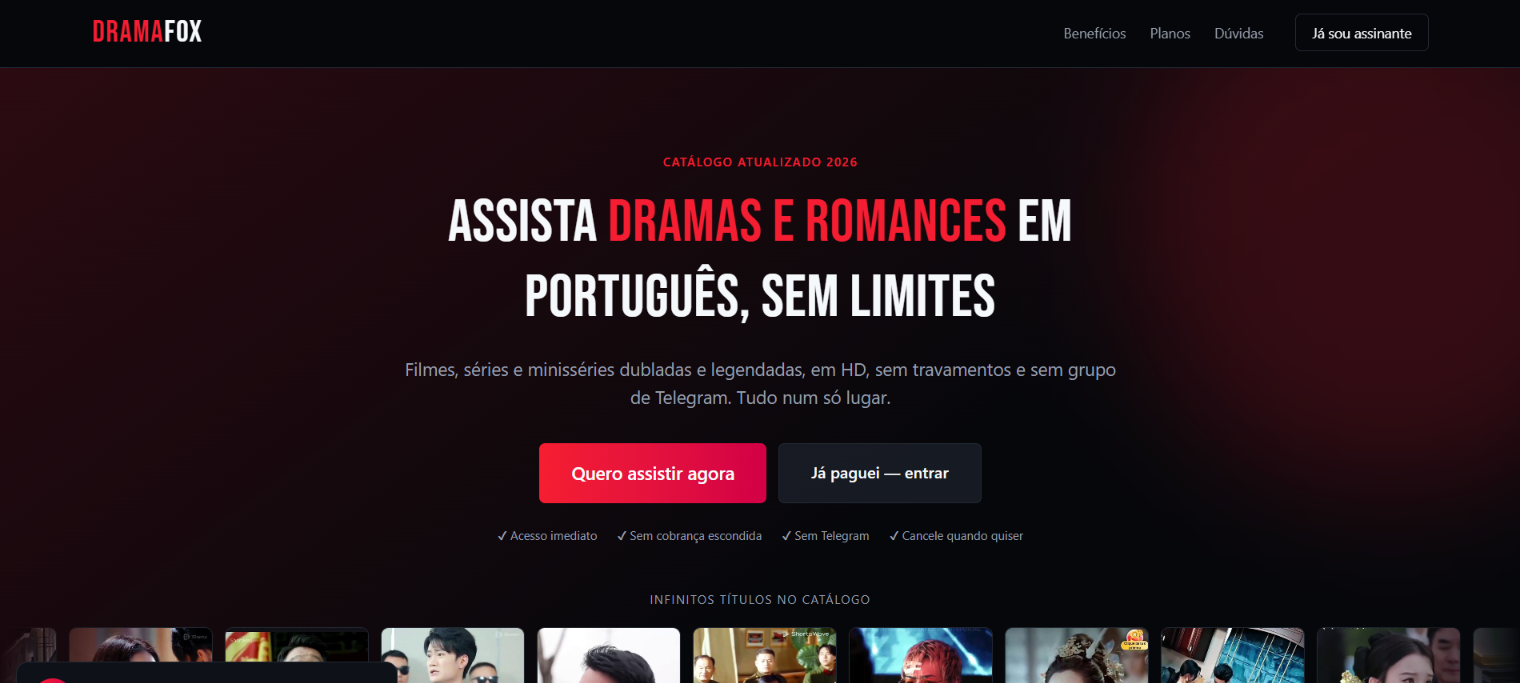 Plataforma de streaming DramaFox